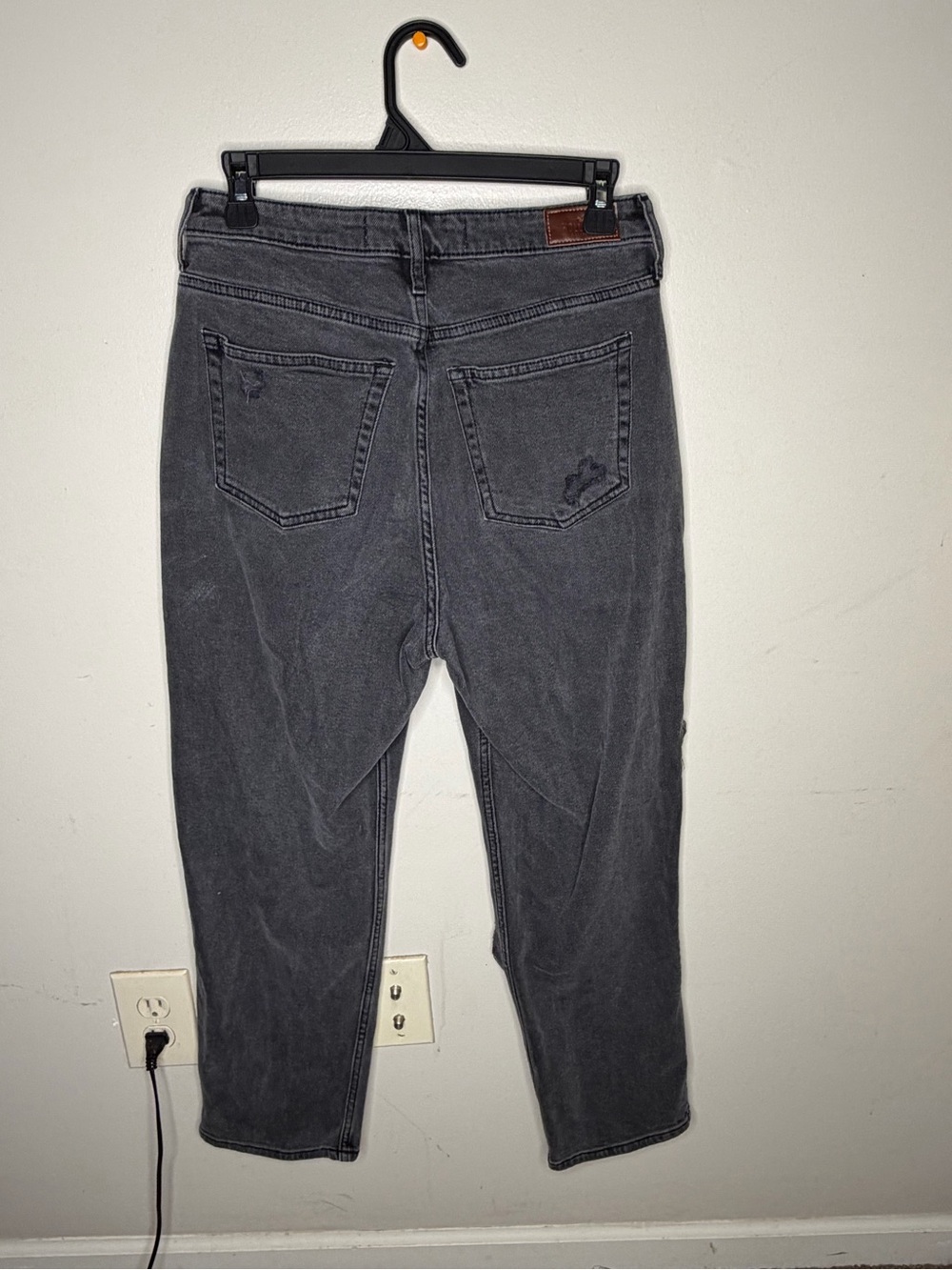 Black Distressed Ripped Jeans - Picture 2 of 3